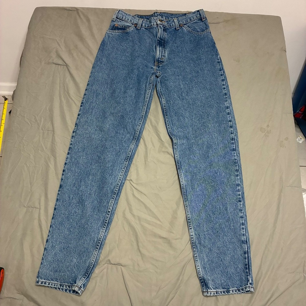 Vintage Levis 550 Relaxed Fit Tapered Leg Jeans Blue 34x34 Made in USA 1994